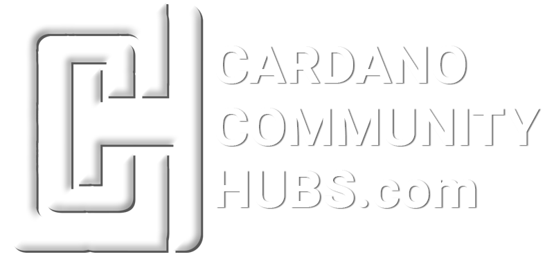 LOGO CCH Cardano Community Hubs V7 WHITE 800x375b